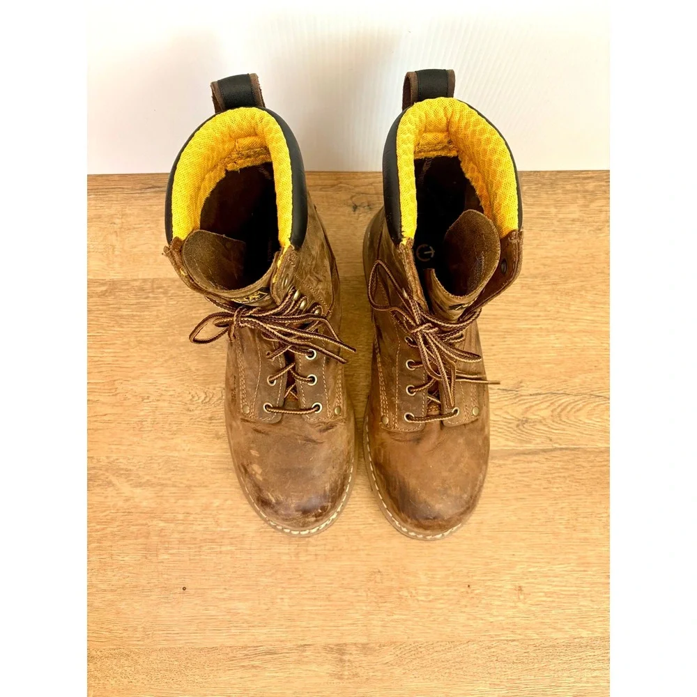 Carolina CA9853 Poplar Size 11 4E Composite Toe Logger Leather Work Boots